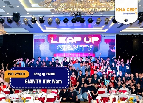 KNA đánh giá ISO 27001 cho Công ty TNHH GIANTY Việt Nam