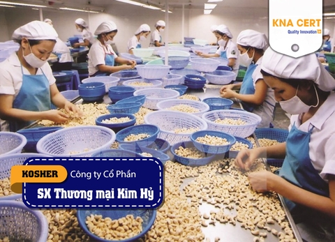 Chứng nhận Kosher cho Công ty TNHH Sản xuất Thương mại Kim Hỷ