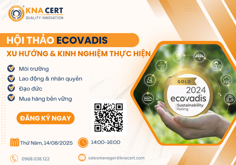 Đón đầu xu hướng và kinh nghiệm thực tiễn triển khai Tiêu chuẩn ECOVADIS cùng KNA CERT