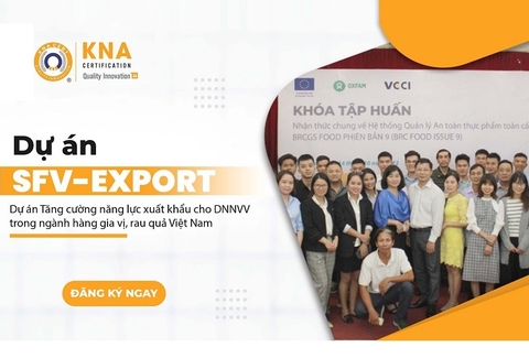 Thông báo về việc hợp tác của KNA CERT trong dự án SFV-Export