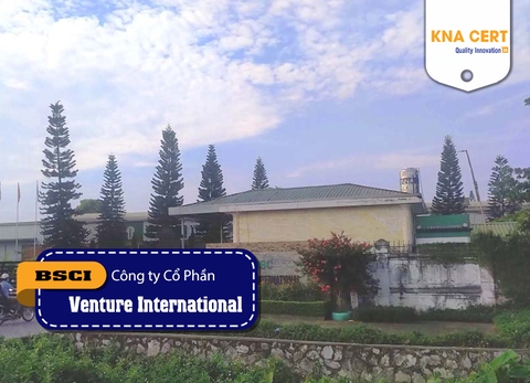 KNA đánh giá BSCI (Pre-audit) & huấn luyện ATVSLĐ cho Công ty CP Venture International (Việt Nam)