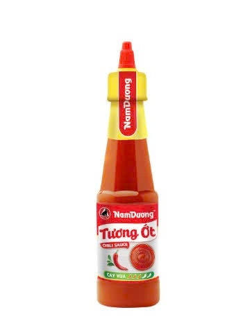 Tương ớt cay vừa Nam Dương 255gr (Chai)