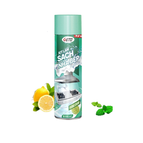 Chai xịt tẩy dầu mỡ nhà bếp Geto 500ml (T24) (chai)