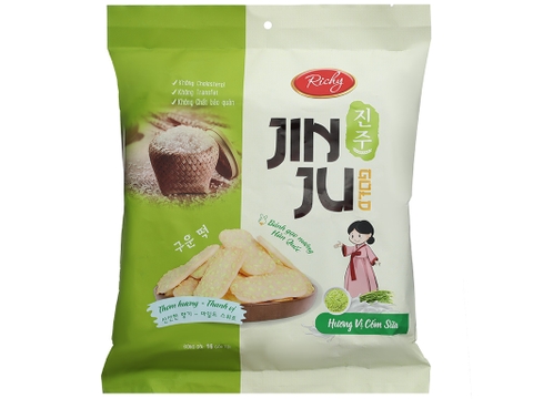 Bánh gạo jinju vị cốm sữa (gói)