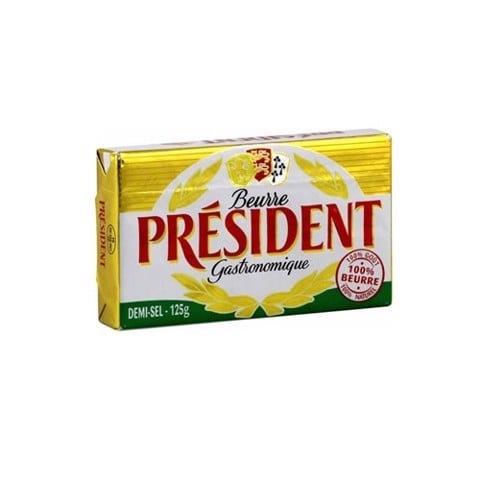 Bơ mặn President 125G