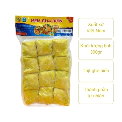 Nem cua biển (khay 390gr)