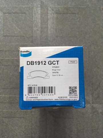 Má phanh trước MITSUBISHI (Attrage 1.2 13-23, Mirage 1.2 13-23) - BENDIX
