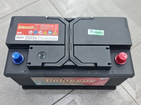 Ắc quy cao cấp COLOSSUS Gold Korea 12V 80Ah DIN