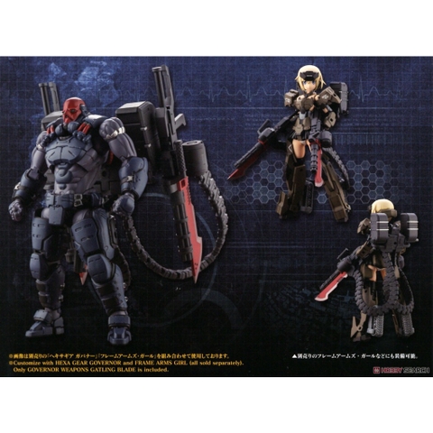 Mô hình lắp ráp GOVERNOR WEAPONS GATLING BLADE KOTOBUKIYA