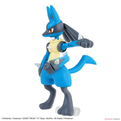 Mô hình lắp ráp Pokemon Plastic Model Collection 44 Select Series Riolu & Lucario Plastic model Bandai 4573102602718