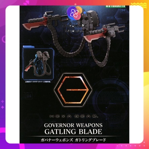 Mô hình lắp ráp GOVERNOR WEAPONS GATLING BLADE KOTOBUKIYA