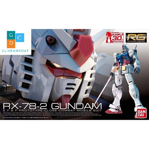 Mô Hình Lắp Ráp RG Gundam Bandai 01 RX-78-2- GDC