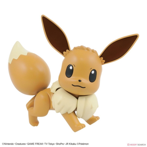 Mô hình lắp ráp Pokemon Plastic Model Collection Select Series Eevee 42 Bandai 4573102555908