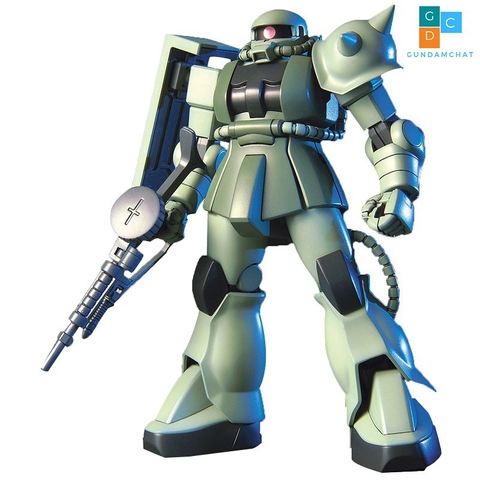 Mô hình lắp ráp Gumdam Bandai HG UC 040 MS-06 Zaku II Mass - GDC