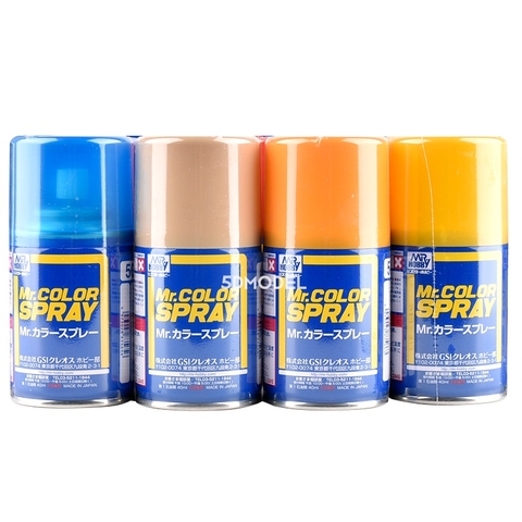 Sơn xịt mô hình Mr Color Spray S01 - S39 Mr Hobby