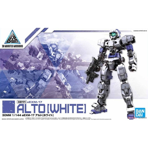 Mô hình lắp ráp 30MM eEXM-17 Alto [White] (Plastic model)  Bandai