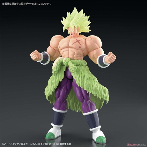 Mô hình lắp ráp Figure-rise Standard Super Saiyan Broly Full Power Bandai 4573102557124