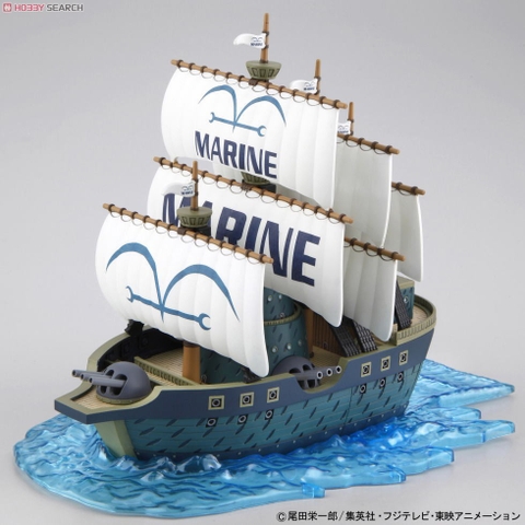 Mô hình lắp ráp tàu Marine Warship One Piece 07