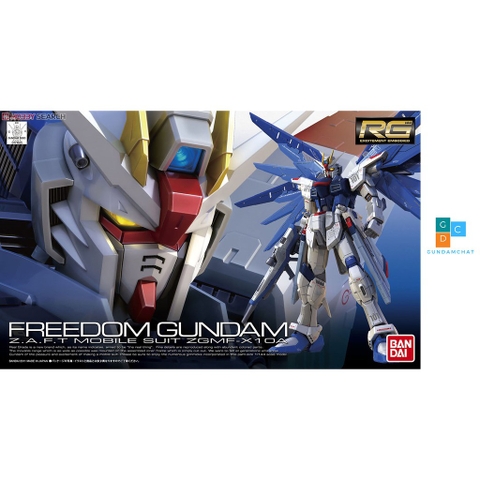 Mô hình lắp ráp RG Freedom Gundam Bandai - GDC 4573102616142