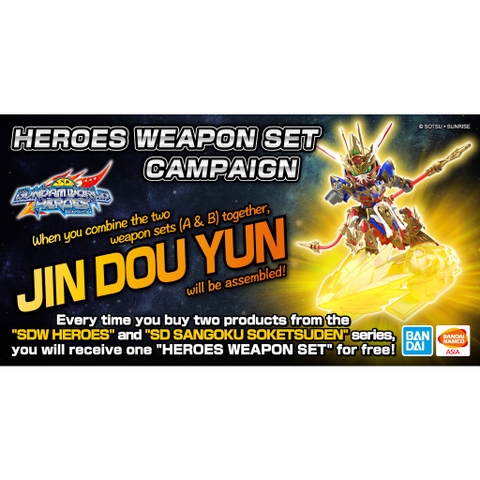 Bộ lắp ráp Effect SDW Heroes Weapon Set Campaign Bandai