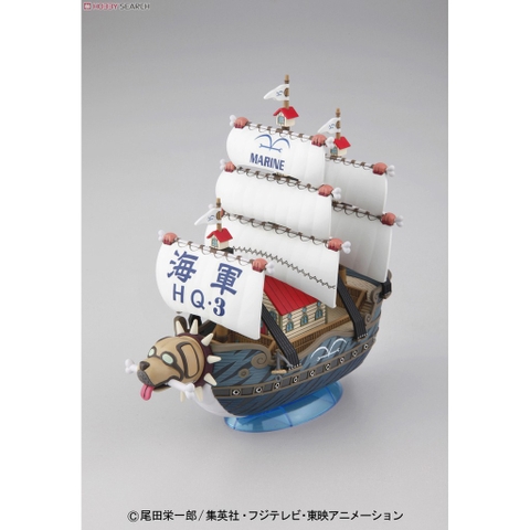 Mô hình lắp ráp tàu Garps Warship One Piece 08