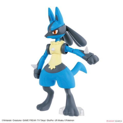 Mô hình lắp ráp Pokemon Plastic Model Collection 44 Select Series Riolu & Lucario Plastic model Bandai 4573102602718