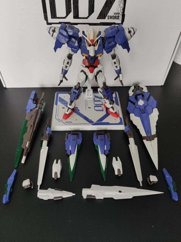 Mô Hình Lắp Ráp Gundam MG 00 Seven Sword MJH NEW x2 Sword x2 Gun (Tặng Base) - GundamGDC