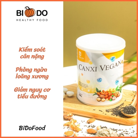 Sữa Canxi Vegan Bổ Sung Calcium - Bí Đỏ Food - Bột Sữa Canxi Cho Người Già