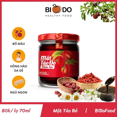 Mật Táo Đỏ Tâm An 70ml - Bí Đỏ Food - Quà Tặng Sức Khỏe Cho Người Thân Yêu