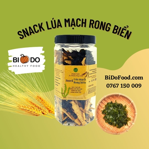 Rong Biển Sấy Tẩm Gia Vị - Bí Đỏ Food - Ăn Vặt Healthy