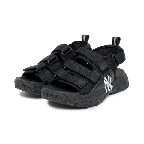Dép Sandal MLB Triple Logo NY 3ASDCSS33-50BKS Màu Đen