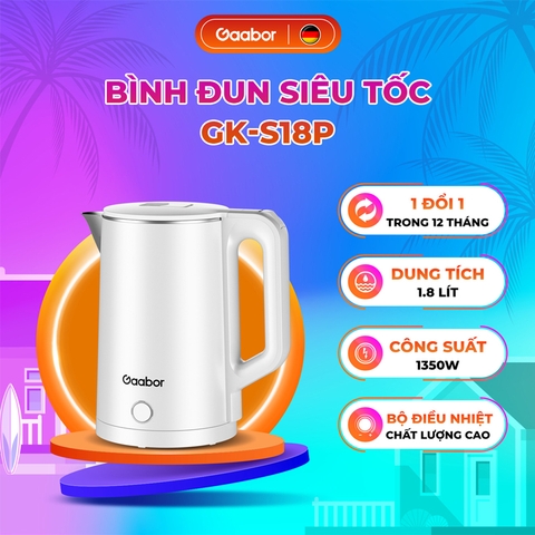 Bình đun siêu tốc Gaabor GK-S18P