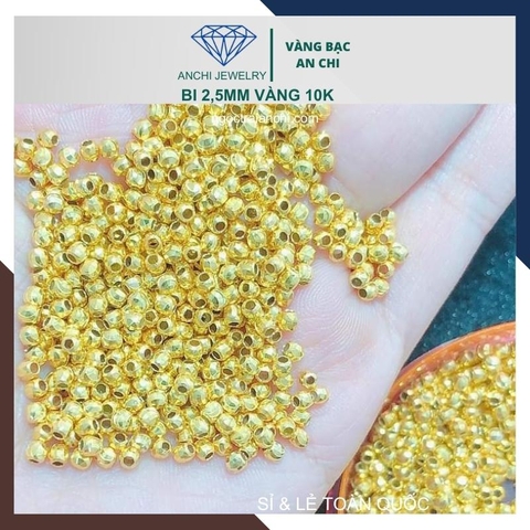 Charm bi vàng 10k size 2ly - Tuyển sỉ toàn quốc