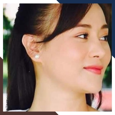Bộ trang sức ngọc trai thật màu trắng mã BTSNT18
