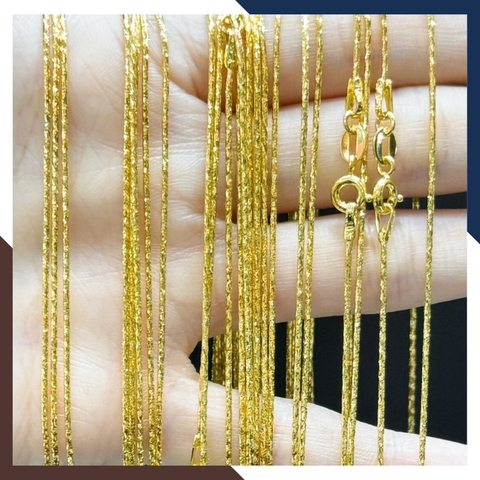 Dây Chuyền Vàng Nữ 1 Chỉ Trơn DCVN180 | Vàng Tây 10k