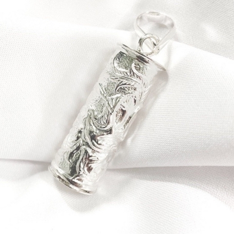 Mặt dây chuyền đựng bùa, xá lợi phật bằng bạc ta nguyên chất cho Nam Nữ mã N300L500