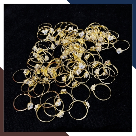 Nhẫn Cầu Hôn Vàng Tây, Nhẫn Vàng Nữ 10k Hình Trái Tim Đẹp NVN172