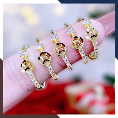 Nhẫn Kim Tiền Tài Lộc Bằng Vàng Tây 10k Nhiều Mẫu Mới 2025 Mã NVN73