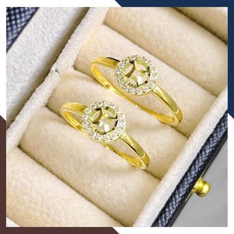 Nhẫn Kim Tiền Tài Lộc Bằng Vàng Tây 10k Nhiều Mẫu Mới 2025 Mã NVN73