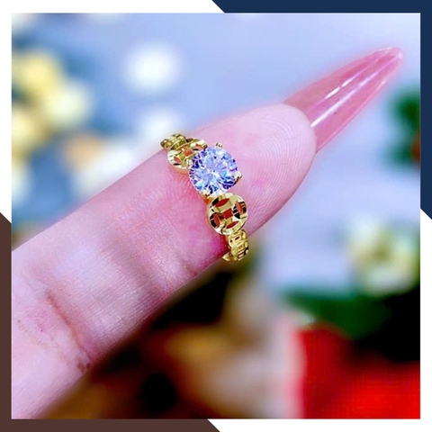 Nhẫn Kim Tiền Tài Lộc Bằng Vàng Tây 10k Nhiều Mẫu Mới 2025 Mã NVN73