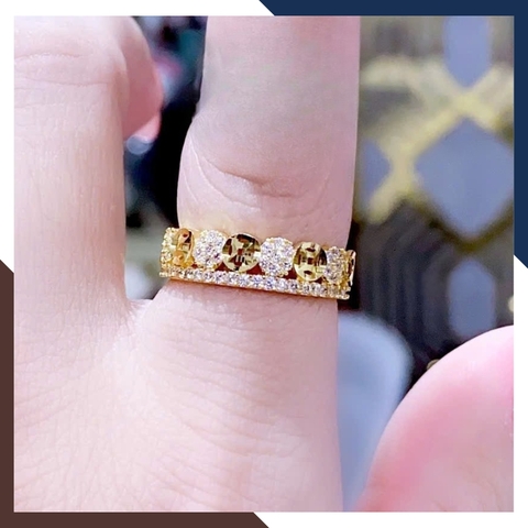 Nhẫn Kim Tiền Tài Lộc Bằng Vàng Tây 10k Nhiều Mẫu Mới 2025 Mã NVN73