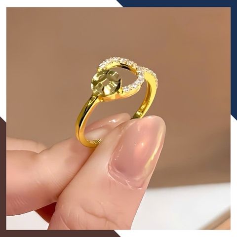 Nhẫn Kim Tiền Tài Lộc Bằng Vàng Tây 10k Nhiều Mẫu Mới 2025 Mã NVN73
