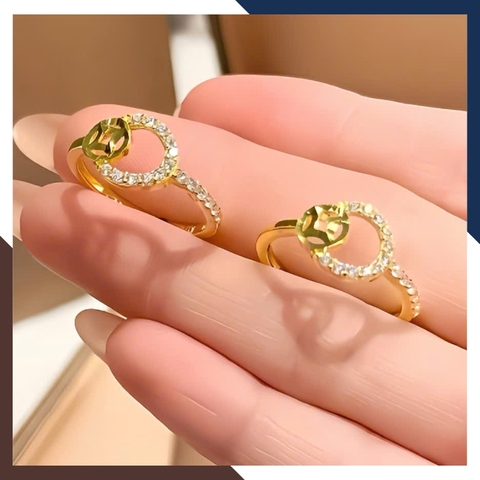 Nhẫn Kim Tiền Tài Lộc Bằng Vàng Tây 10k Nhiều Mẫu Mới 2025 Mã NVN73