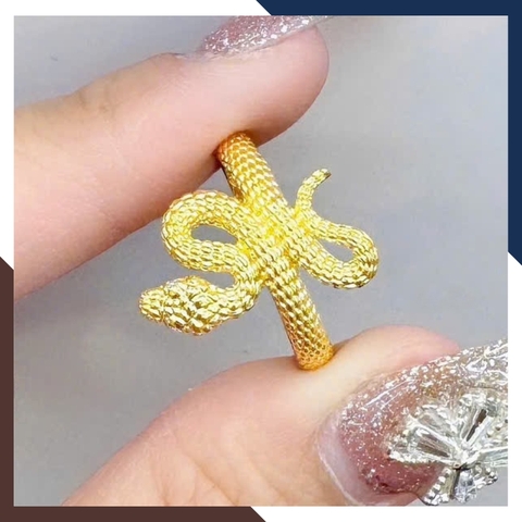 Nhẫn Rắn Vàng Tây 10k Nhiều Mẫu Mới 2025 Mã NVN69