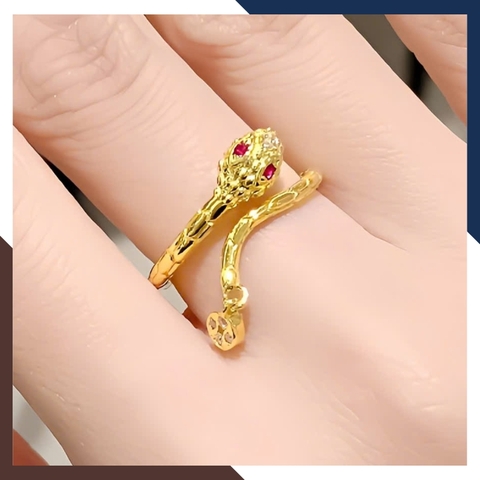 Nhẫn Rắn Vàng Tây 10k Nhiều Mẫu Mới 2025 Mã NVN69