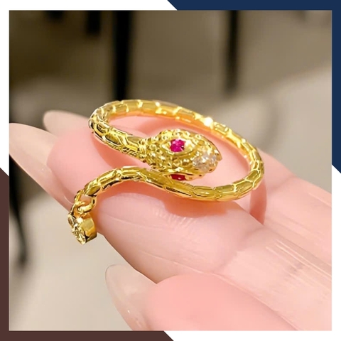 Nhẫn Rắn Vàng Tây 10k Nhiều Mẫu Mới 2025 Mã NVN69