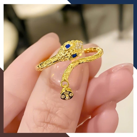 Nhẫn Rắn Vàng Tây 10k Nhiều Mẫu Mới 2025 Mã NVN69