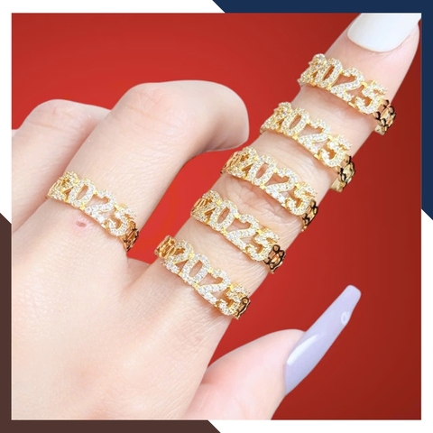 Nhẫn Kim Tiền Vàng Tây 10k Nhiều Mẫu Mới Đẹp 2025 Mã NVN50