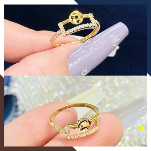 Nhẫn Kim Tiền Vàng Tây 10k Nhiều Mẫu Mới Đẹp 2025 Mã NVN50