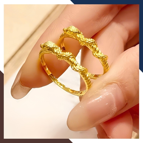 Nhẫn Rắn Vàng Tây 10k Nhiều Mẫu Mới 2025 Mã NVN69
